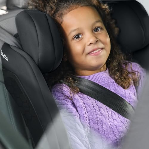 Maxi-Cosi Titan S Comfort i-Size – mitwachsender ISOFIX Kindersitz 76–150 cm, 15 Mon.–12 J., 5 Sitzpositionen & 13 Kopfstützen, Authentic Black