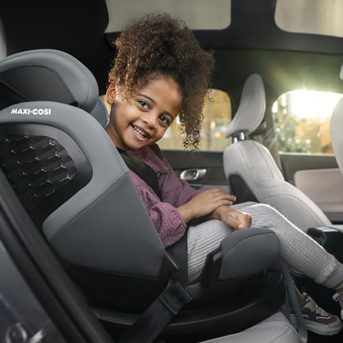 Maxi-Cosi Emerald 360 S i-Size – 360° drehbarer Autositz 0–12 J. (40–150 cm), 4 Liegepositionen, FlexiSpin, G-CELL Schutz, Tonal Black