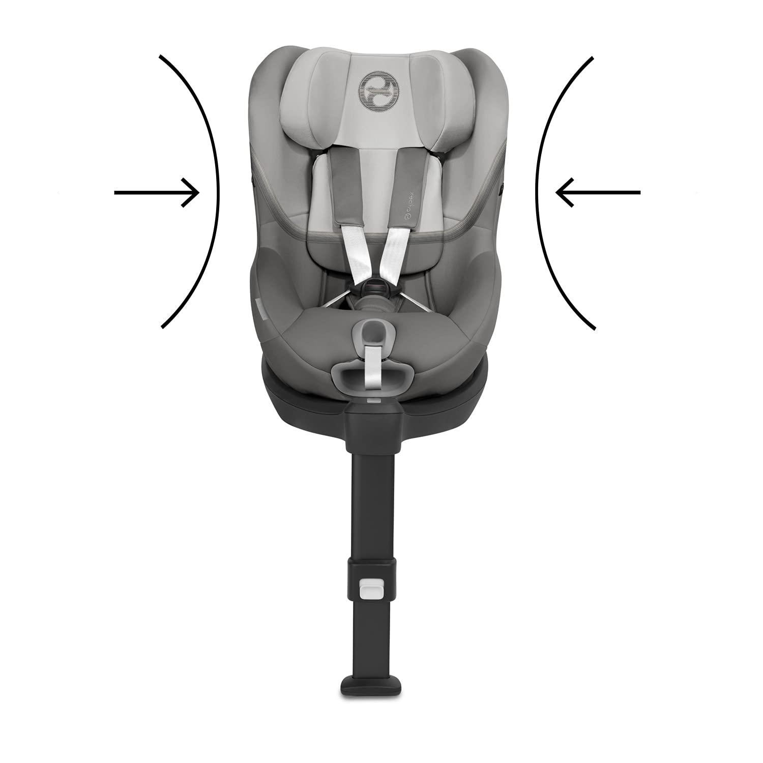CYBEX Gold Kinder-Autositz Sirona S2 i-Size, Ab ca. 3 Monaten bis 4 Jahren, Max. 18 kg, SensorSafe kompatibel, Soho Grey