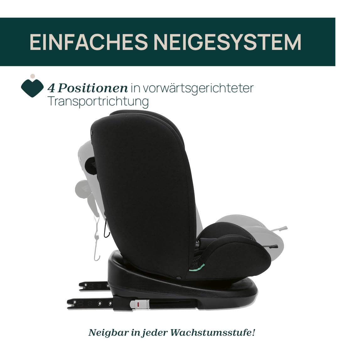Chicco Mokita i-Size – Kindersitz mit ISOFIX, 76–150 cm (10–36 kg), ab 15 Mon., Gruppe 1/2/3, inkl. Einsatz, Farbe Schwarz