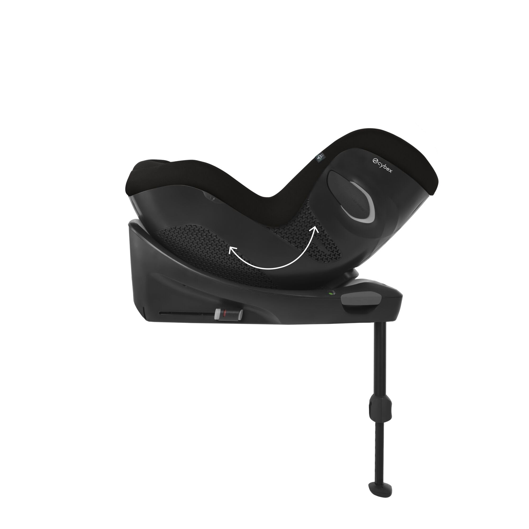Cybex Sirona Gi i-Size Plus inkl. Base – Kindersitz 61–105 cm (3 Mon.–4 J., bis 20 kg), ab Geburt mit Einlage nutzbar, Moon Black