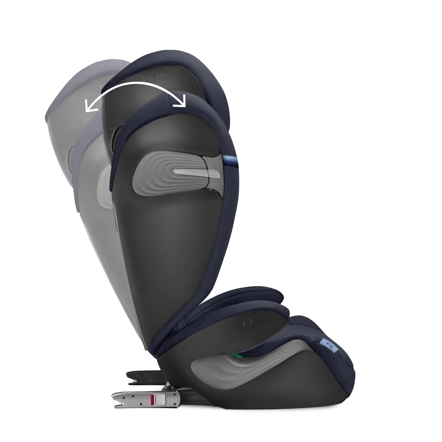 Cybex Solution S2 i-Fix – Kindersitz 3–12 J. (100–150 cm, 15–50 kg), mit/ohne ISOFIX nutzbar, Farbe Ocean Blue