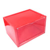 Cabilock Magnetische Schuhbox aus Dickem Stapelbar Transparent Seitliche Klappöffnung Schuhaufbewahrung für Kleine Räume Schlafzimmer Schränke