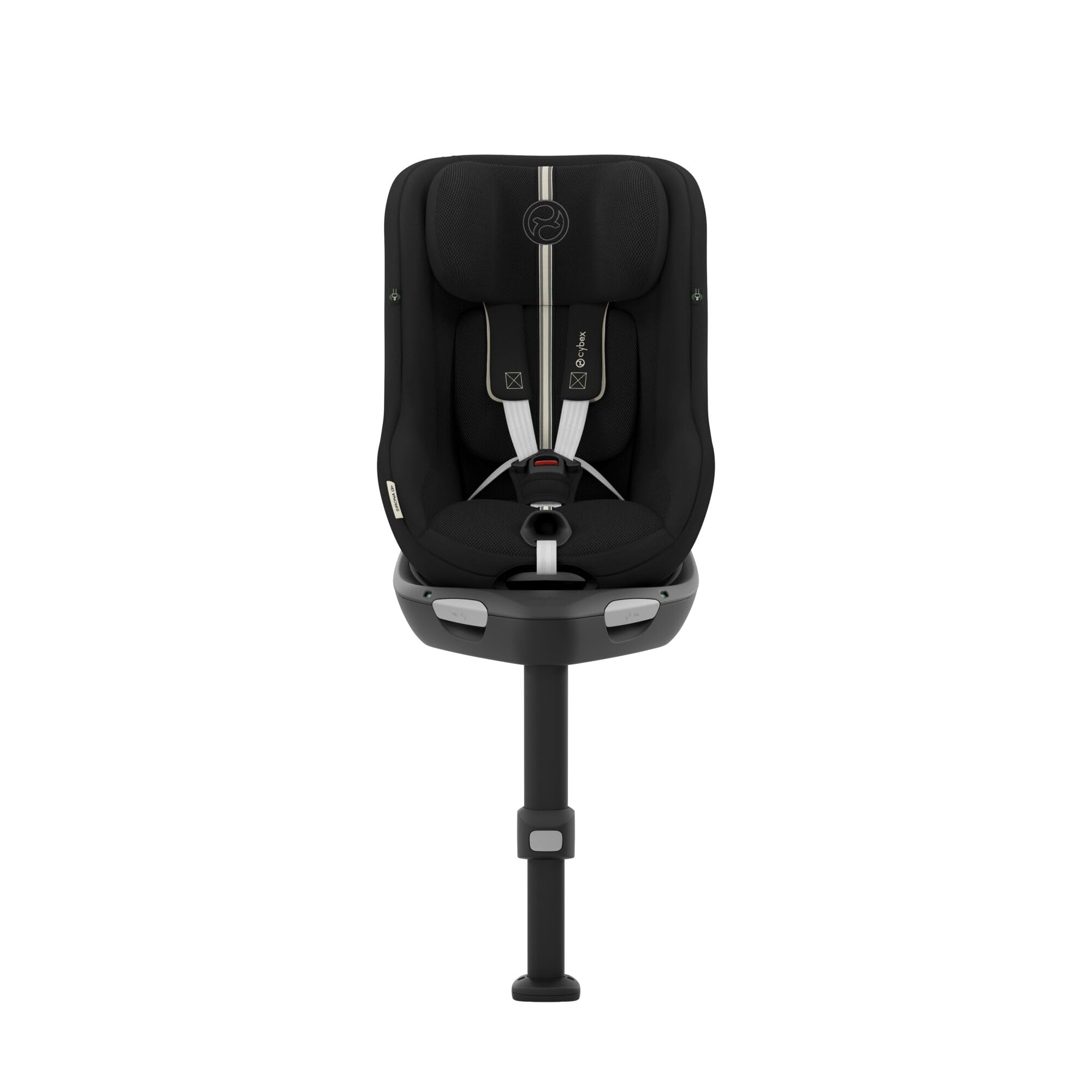 Cybex Sirona Gi i-Size Plus inkl. Base – Kindersitz 61–105 cm (3 Mon.–4 J., bis 20 kg), ab Geburt mit Einlage nutzbar, Moon Black