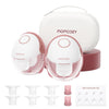 Momcozy M6 Milchpumpe – tragbare Stillpumpe mit DoubleFit-Flansch 24 mm, 3 Modi & 9 Stufen, leise & diskret, Farbe Grau