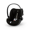 Cybex Cloud G i-Size Plus – Babyschale ab Geburt bis 24 Mon. (40–87 cm, max. 13 kg), inkl. Neugeboreneneinlage, Farbe Moon Black