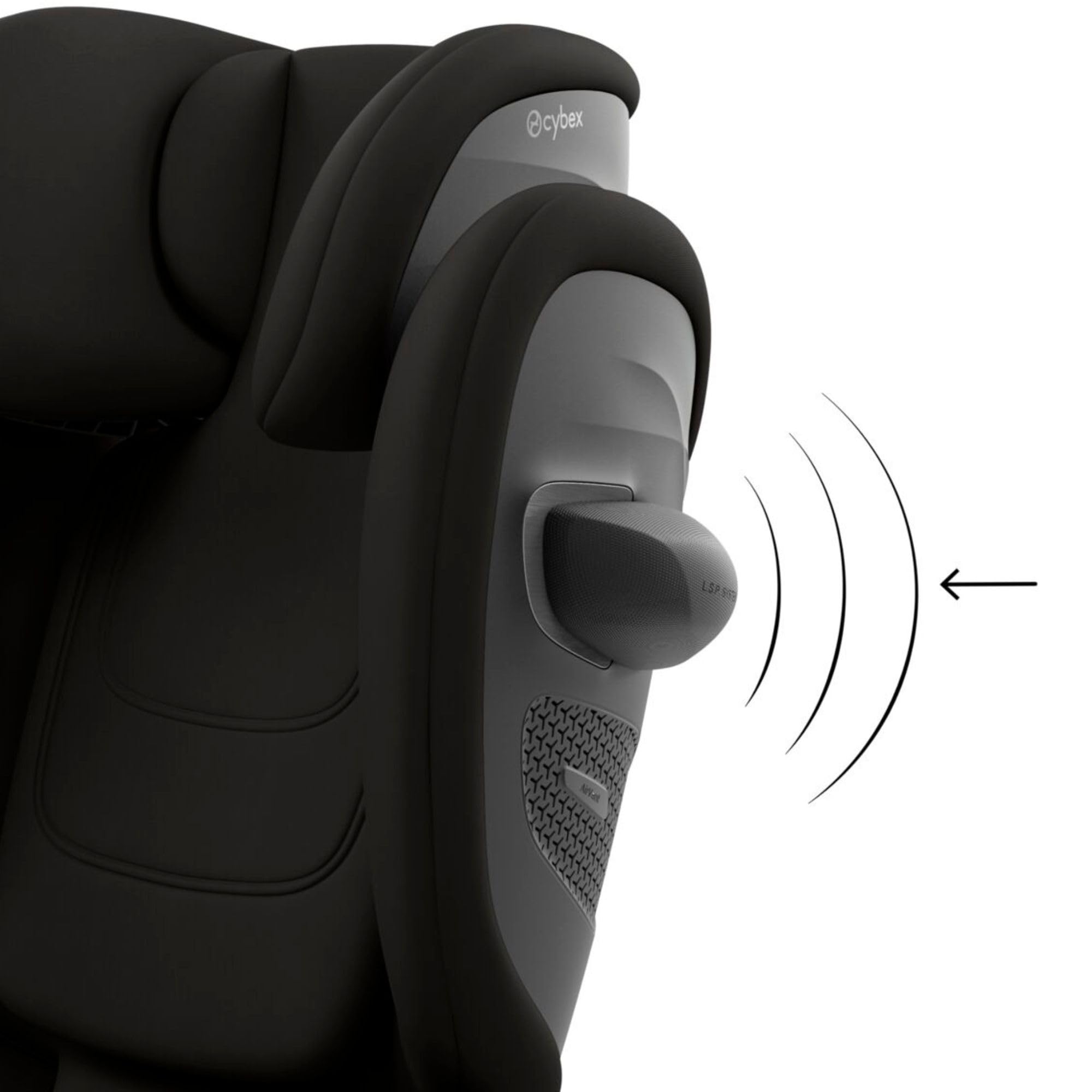Cybex Solution G2 Comfort – Kinder-Autositz ab 3–12 J. (100–150 cm), bis 50 kg, ISOFIX optional, Farbe Magic Black