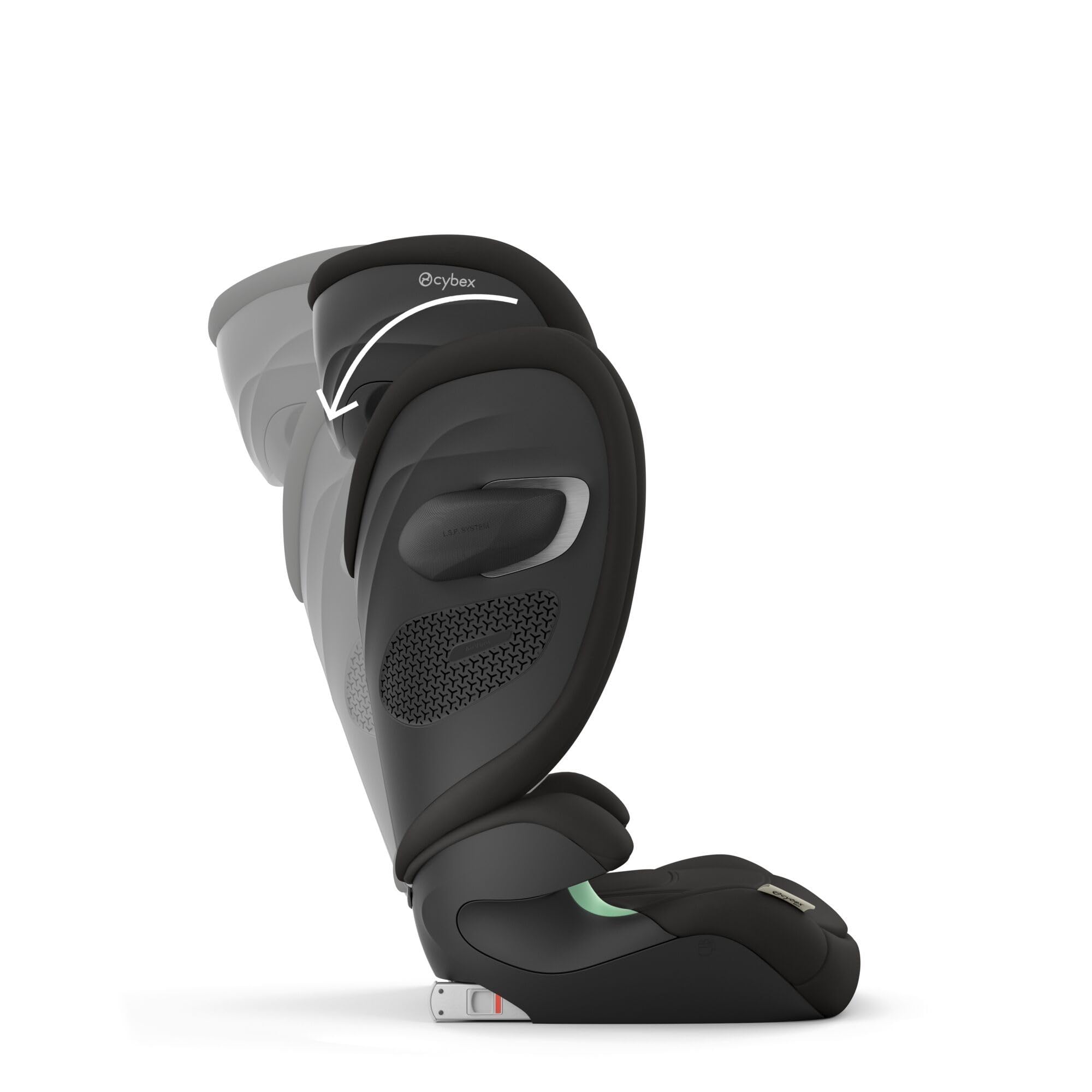 Cybex Solution G2 Comfort – Kinder-Autositz ab 3–12 J. (100–150 cm), bis 50 kg, ISOFIX optional, Farbe Magic Black