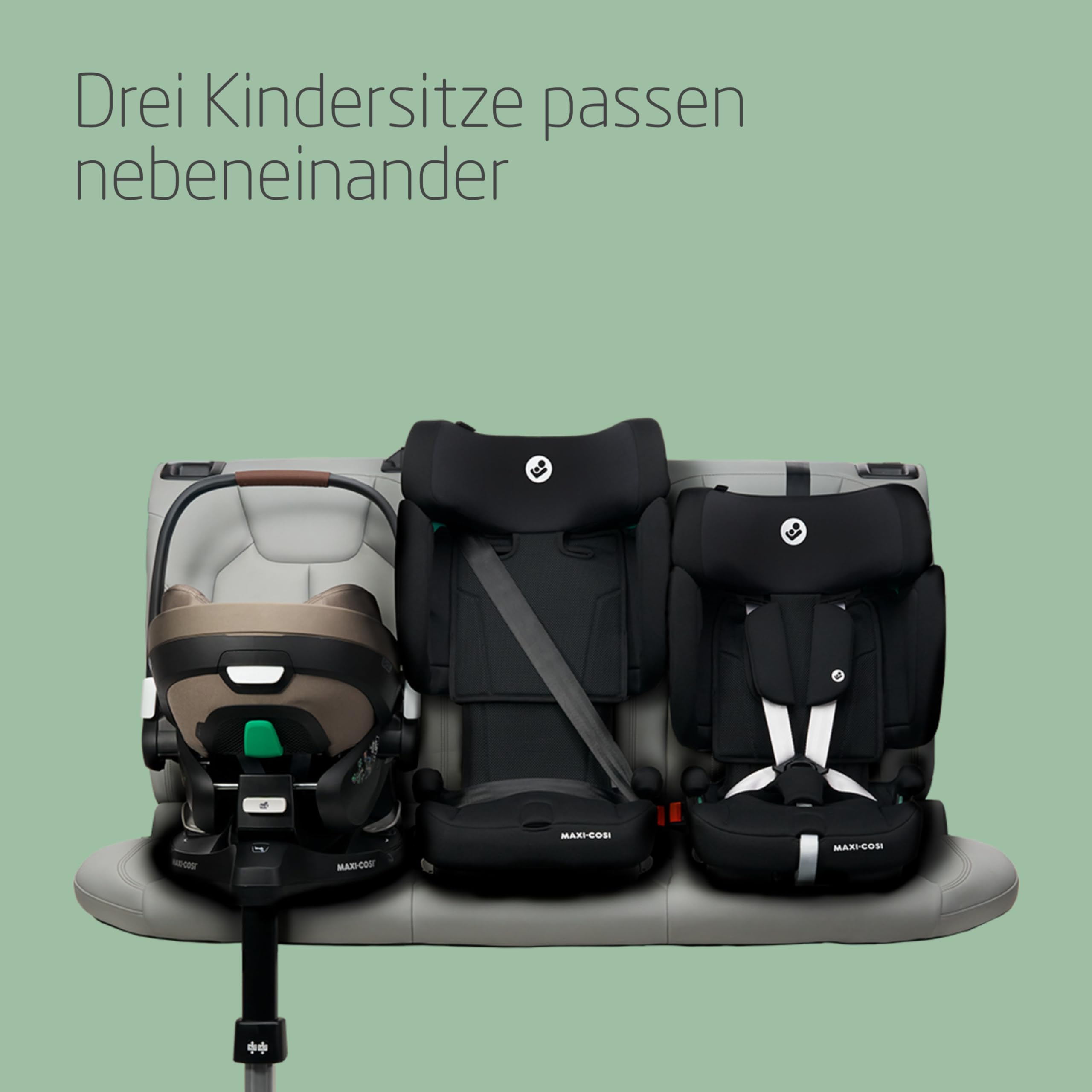 Maxi-Cosi Nomad XL Plus – mitwachsender Autositz 9–36 kg, 15 Mon.–12 J., klappbar, ultrakompakt, leicht, G-CELL Schutz, mit Reisetasche